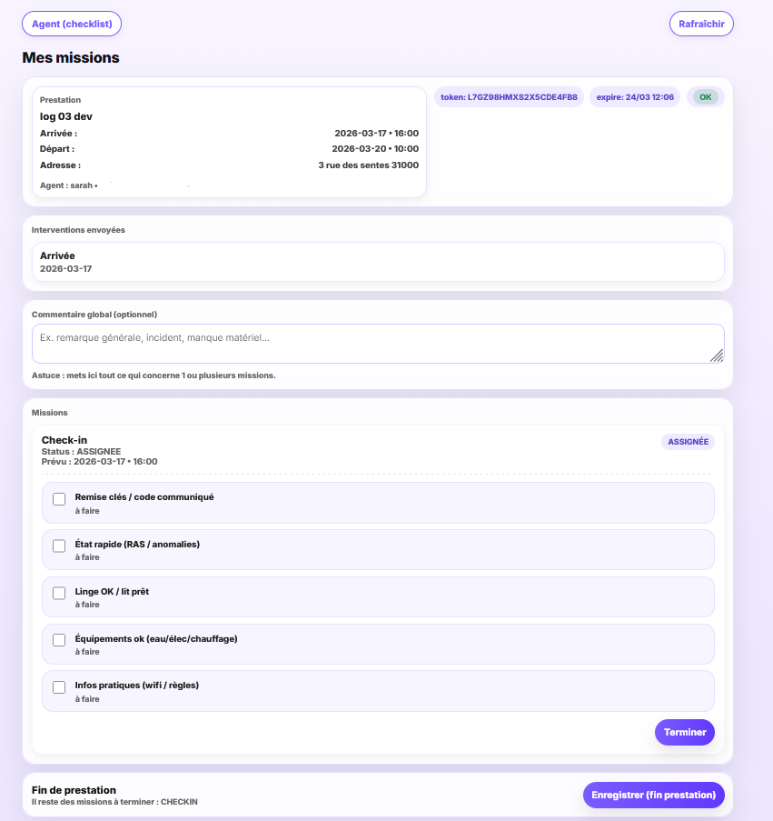 Gestion des agents et interventions sur CleanUp Manager